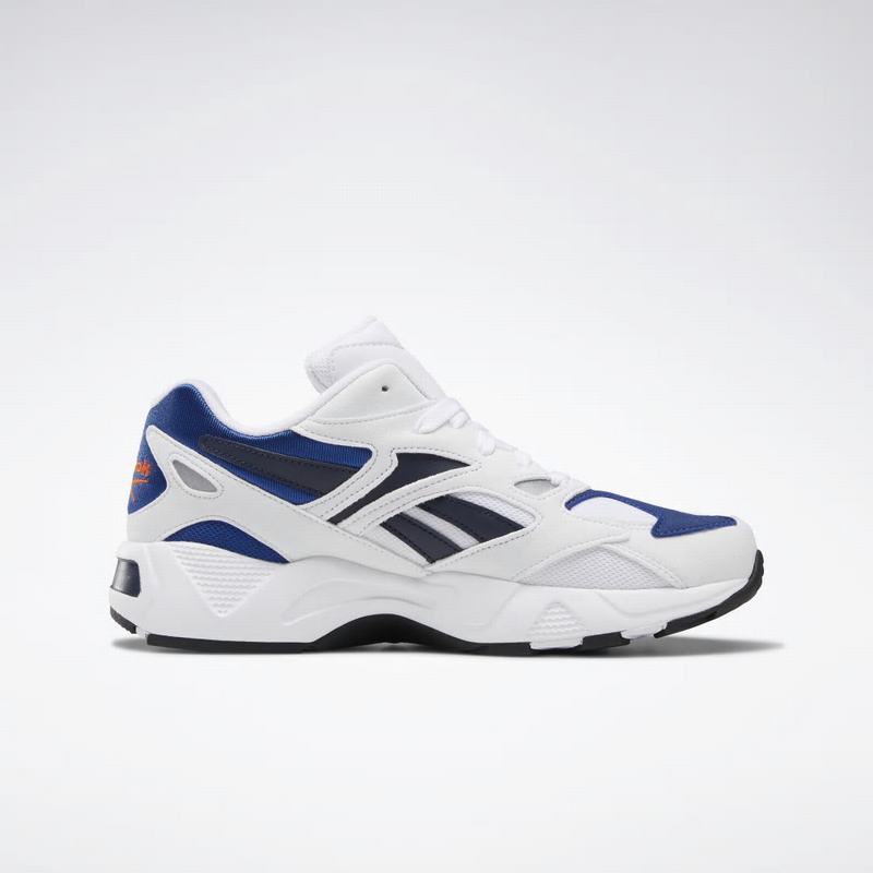 Tenisi Reebok Aztrek 96 Barbati Albi/Albastru Regal Romania ZG7400JA
